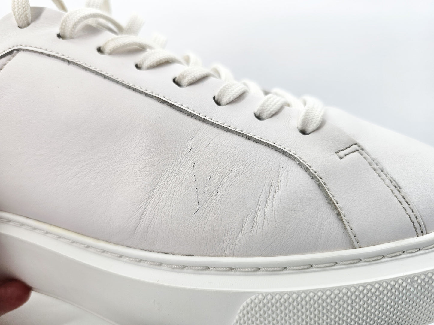 Arne Essentials Leather Trainers RRP£110